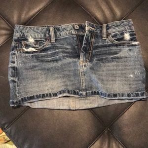 American eagle jean skirt